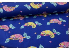 Jersey - Geckos Chamäleon blau